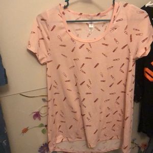 Lipstick lularoe perfect tee